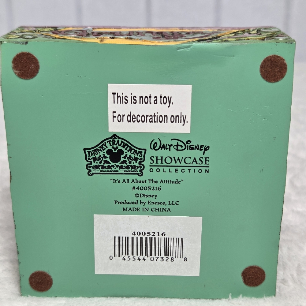 Disney Grumpy Figurine in Red, Yellow, Green, Brown and Black - Picture 8 of 9